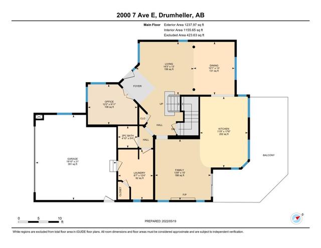 2000 7 Avenue E, House detached with 5 bedrooms, 3 bathrooms and 2 parking in Drumheller AB | Image 41