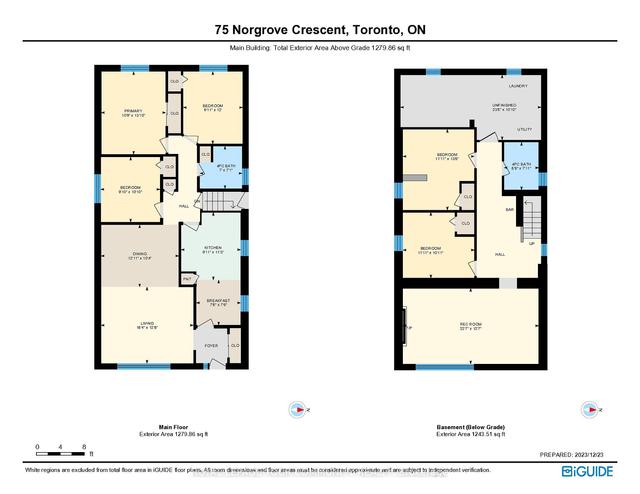 75 Norgrove Cres, House detached with 3 bedrooms, 2 bathrooms and 3 parking in Toronto ON | Image 35