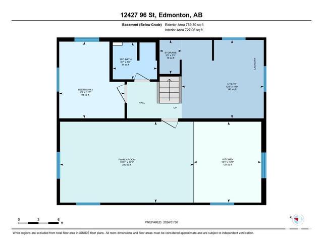 12427 96 St Nw, House detached with 3 bedrooms, 2 bathrooms and null parking in Edmonton AB | Image 37