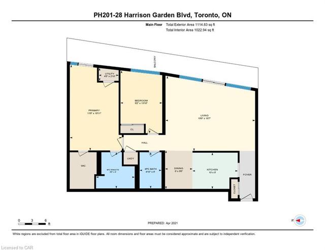 ph201 - 28 Harrison Garden Boulevard, House attached with 2 bedrooms, 2 bathrooms and 2 parking in Toronto ON | Image 36