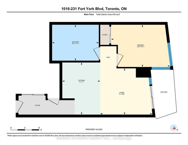1016 - 231 Fort York Blvd, Condo with 1 bedrooms, 1 bathrooms and 0 parking in Toronto ON | Image 7