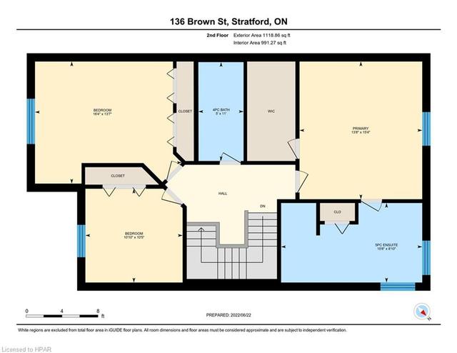 136 Brown Street, House semidetached with 3 bedrooms, 2 bathrooms and 4 parking in Stratford ON | Image 49