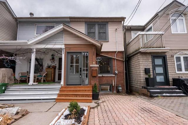 227 Eastwood Rd, House semidetached with 2 bedrooms, 2 bathrooms and 1 parking in Toronto ON | Image 1