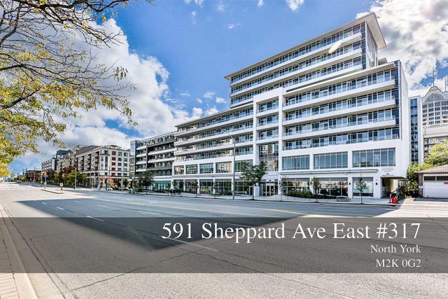 317 - 591 Sheppard Ave E, Condo with 2 bedrooms, 2 bathrooms and 1 parking in Toronto ON | Image 1