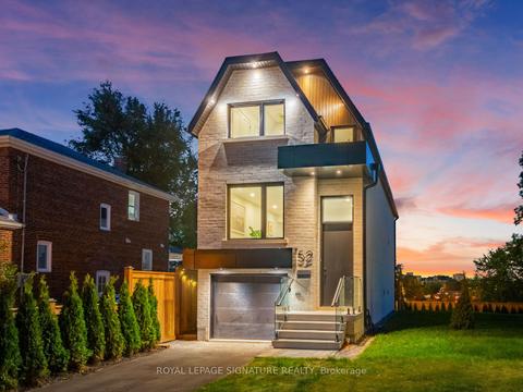 52 Cannon Rd, House detached with 3 bedrooms, 4 bathrooms and 4 parking in Toronto ON | Card Image