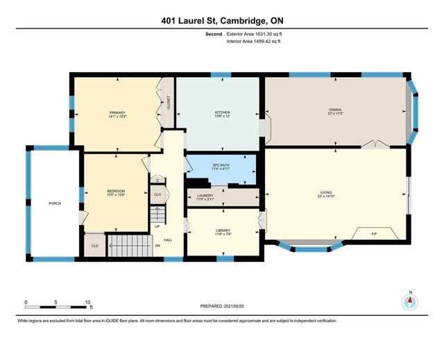 401 Laurel St, House detached with 3 bedrooms, 5 bathrooms and 6 parking in Cambridge ON | Image 21