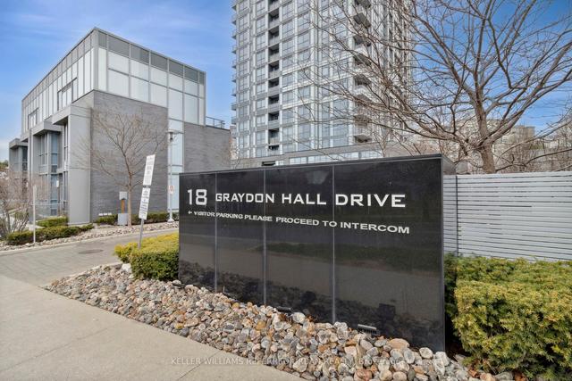 1108 - 18 Graydon Hall Dr, Condo with 1 bedrooms, 1 bathrooms and 1 parking in Toronto ON | Image 12