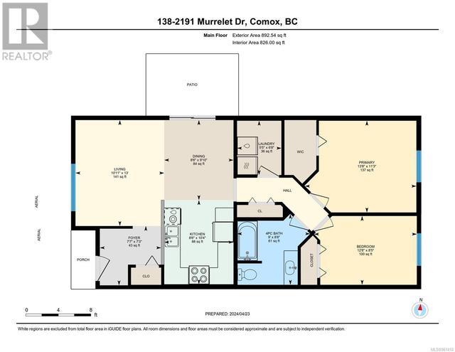138 - 2191 Murrelet Dr, House attached with 2 bedrooms, 1 bathrooms and 1 parking in Comox BC | Image 26