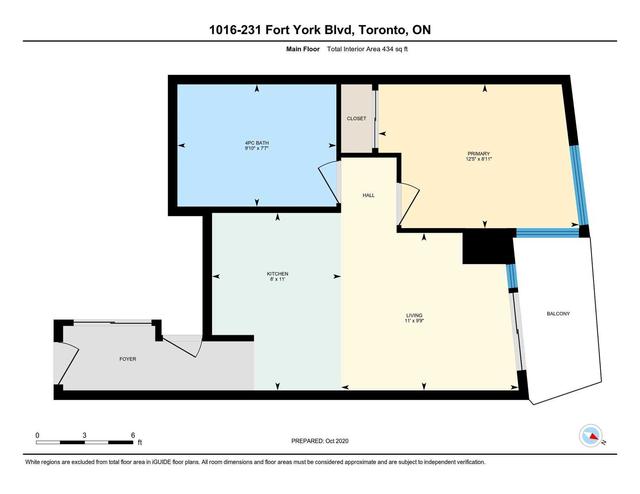 1016 - 231 Fort York Blvd, Condo with 1 bedrooms, 1 bathrooms and 0 parking in Toronto ON | Image 10