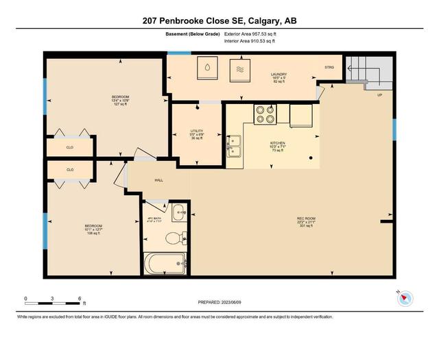 207 Penbrooke Close Se, House detached with 5 bedrooms, 2 bathrooms and 2 parking in Calgary AB | Image 29
