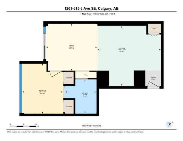 1201 - 615 6 Avenue Se, Condo with 1 bedrooms, 1 bathrooms and 1 parking in Calgary AB | Image 27