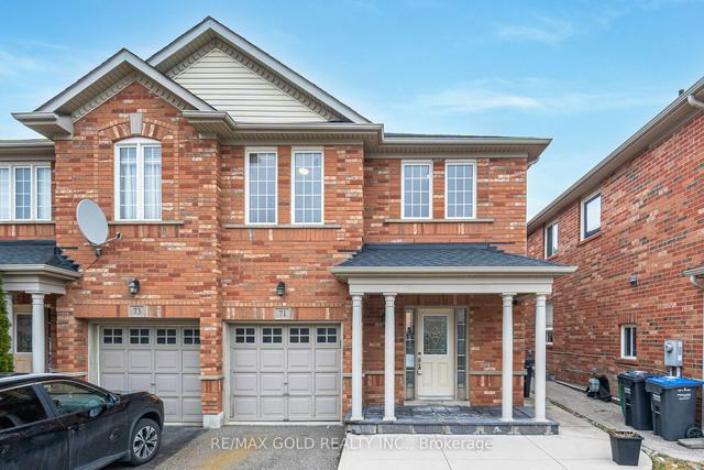 71 Hollingsworth Circ, House semidetached with 3 bedrooms, 4 bathrooms and 3 parking in Brampton ON | Image 1