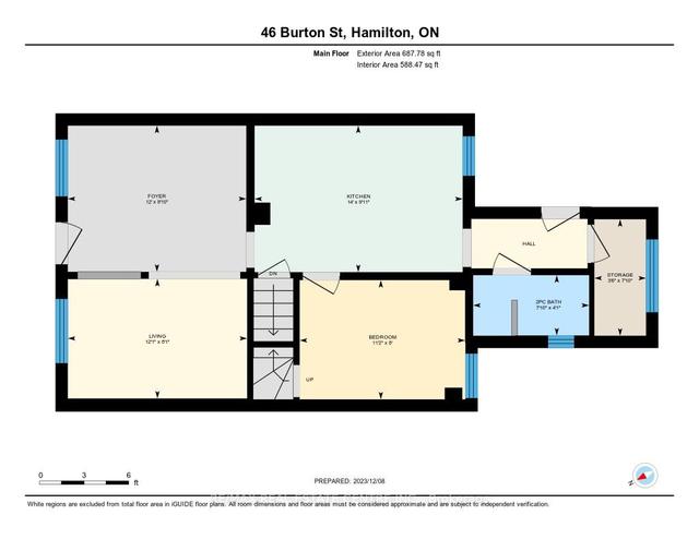 46 Burton St, House detached with 3 bedrooms, 1 bathrooms and 0 parking in Hamilton ON | Image 20