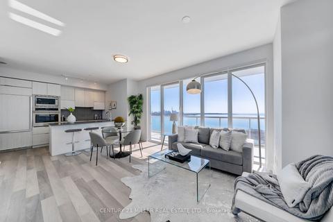 3203 - 56 Annie Craig Dr, Condo with 2 bedrooms, 2 bathrooms and 1 parking in Toronto ON | Card Image