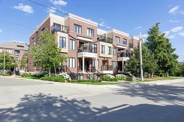106 - 40 Carnation Ave, Townhouse with 3 bedrooms, 3 bathrooms and 1 parking in Toronto ON | Card Image
