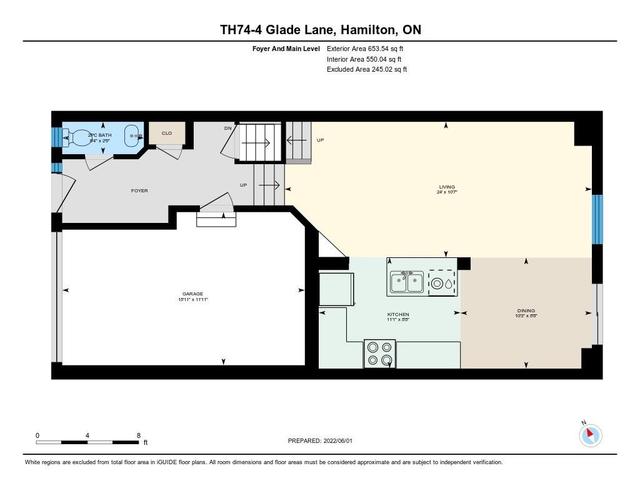 th74 - 4 Glade Lane, House attached with 3 bedrooms, 3 bathrooms and 2 parking in Hamilton ON | Image 29