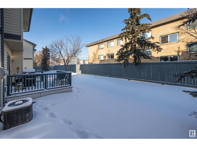 135 - 10909 106 St Nw Nw, House attached with 3 bedrooms, 1 bathrooms and 2 parking in Edmonton AB | Image 22