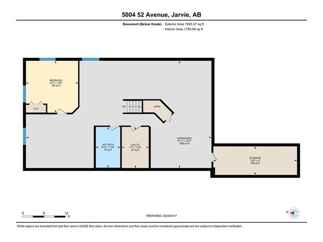 5004 52 Av, House detached with 4 bedrooms, 3 bathrooms and null parking in Westlock County AB | Image 74