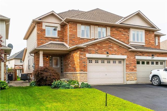 15 Savannah Ridge Drive, House semidetached with 2 bedrooms, 1 bathrooms and 4 parking in Brant ON | Image 1