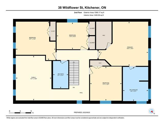 38 Wildflower St, House detached with 4 bedrooms, 3 bathrooms and 4 parking in Kitchener ON | Image 33