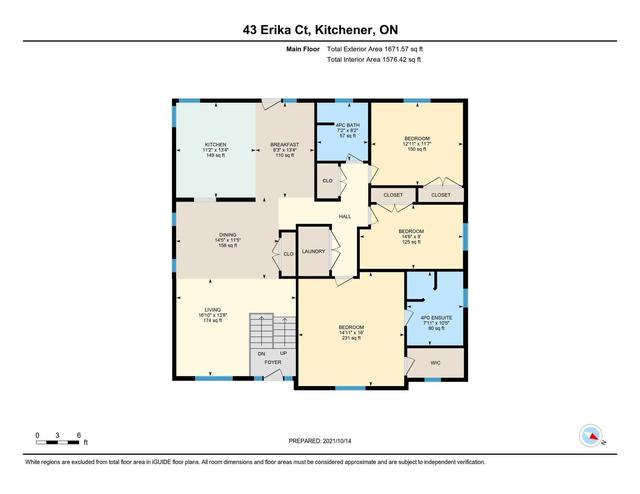 43 Erika Crt, House detached with 3 bedrooms, 3 bathrooms and 4 parking in Kitchener ON | Image 32