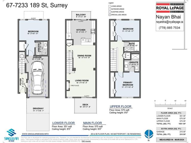 67 - 7233 189 Street, House attached with 3 bedrooms, 3 bathrooms and 2 parking in Surrey BC | Image 32