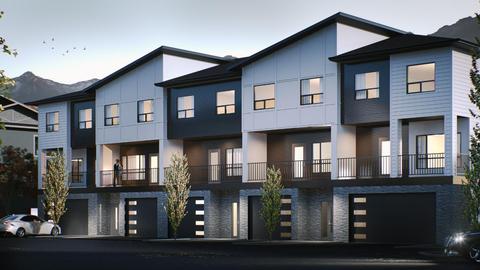 302 - 800 Riverside Way, House attached with 3 bedrooms, 4 bathrooms and 2 parking in Fernie BC | Card Image