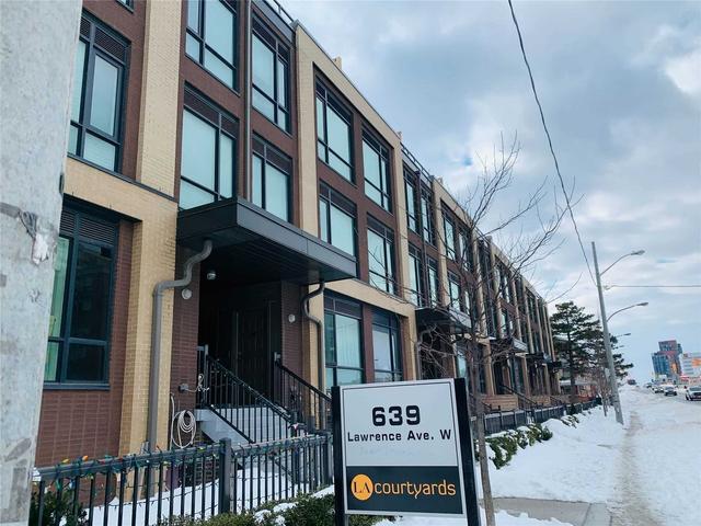 319 - 639 Lawrence Ave, Townhouse with 2 bedrooms, 2 bathrooms and 1 parking in Toronto ON | Card Image