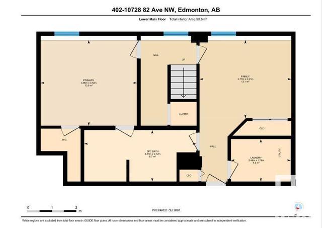 402 - 10728 82 Av Nw, Condo with 2 bedrooms, 1 bathrooms and 2 parking in Edmonton AB | Image 26