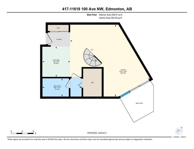 417 - 11618 100 Av Nw, Condo with 1 bedrooms, 1 bathrooms and 1 parking in Edmonton AB | Image 49