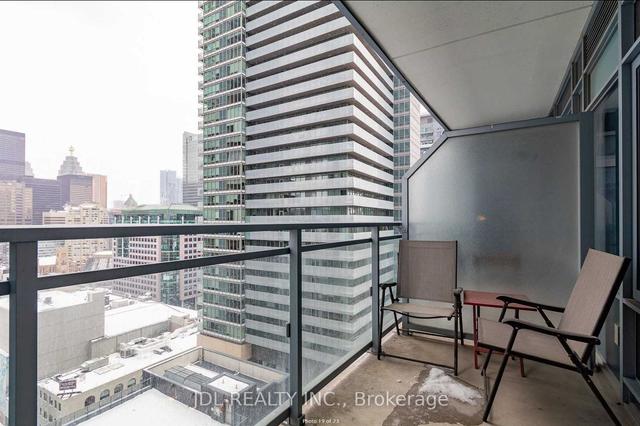 1707 - 21 Widmer St, Condo with 1 bedrooms, 1 bathrooms and 0 parking in Toronto ON | Image 11