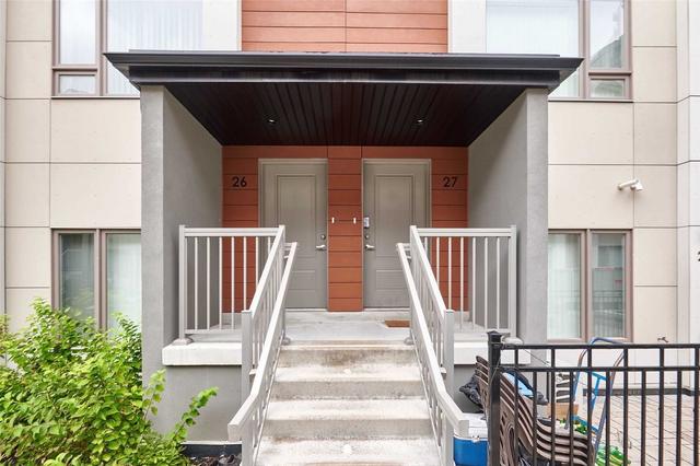 th #26 - 50 Orchid Place Dr, Townhouse with 2 bedrooms, 2 bathrooms and 1 parking in Toronto ON | Image 1