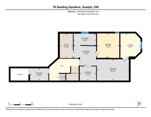 19 Gosling Gdns, House detached with 4 bedrooms, 3 bathrooms and 3 parking in Guelph ON | Image 20