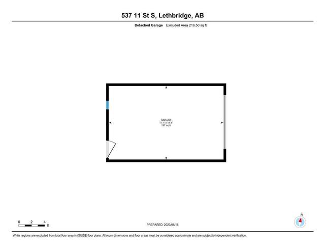 537 11 Street S, House detached with 2 bedrooms, 1 bathrooms and 1 parking in Lethbridge AB | Image 39