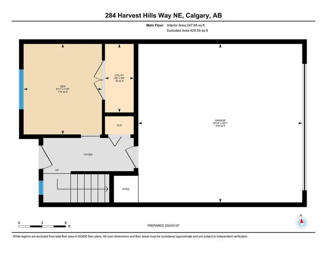 284 Harvest Hills Way Ne, Home with 3 bedrooms, 2 bathrooms and 2 parking in Calgary AB | Image 33