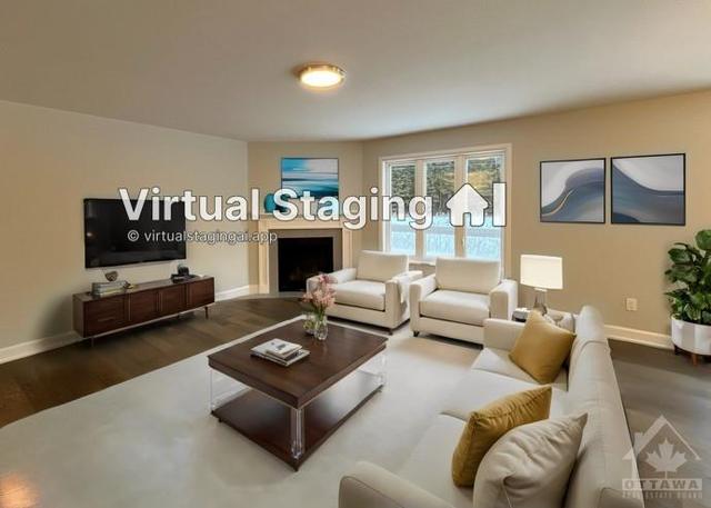 Virtually Staged Livnig Room | Image 8