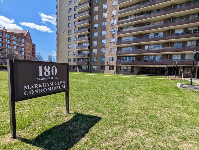 907 - 180 Markham Rd, Condo with 1 bedrooms, 1 bathrooms and 1 parking in Toronto ON | Image 16