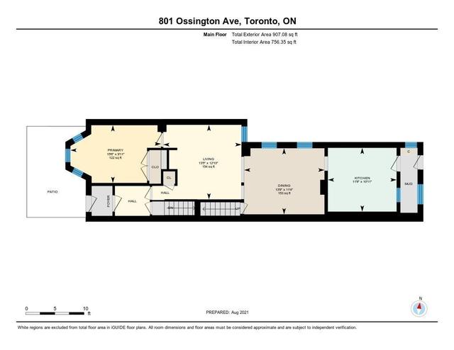 801 Ossington Ave, House semidetached with 4 bedrooms, 2 bathrooms and 1 parking in Toronto ON | Image 30