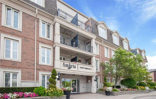 308 - 4620 Highway 7 Rd, Condo with 2 bedrooms, 2 bathrooms and 1 parking in Vaughan ON | Image 1