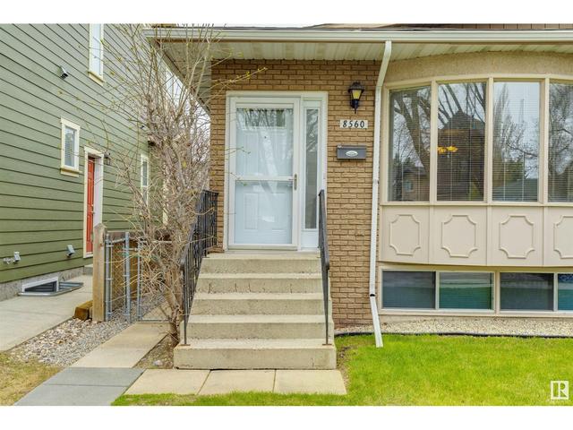 8560 88 St Nw, House semidetached with 3 bedrooms, 1 bathrooms and null parking in Edmonton AB | Image 1