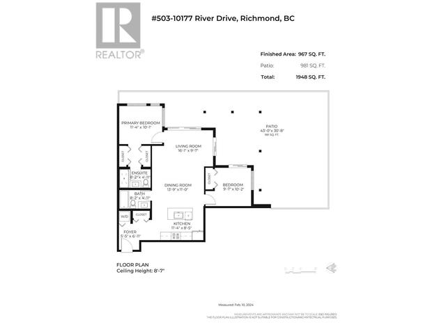 503 - 10177 River Drive, Condo with 2 bedrooms, 2 bathrooms and 2 parking in Richmond BC | Image 23