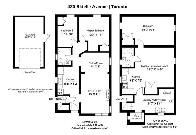 425 Ridelle Ave, House detached with 2 bedrooms, 2 bathrooms and 3 parking in Toronto ON | Image 3