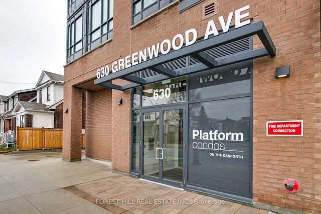 415 - 630 Greenwood Ave, Condo with 1 bedrooms, 1 bathrooms and 0 parking in Toronto ON | Image 32