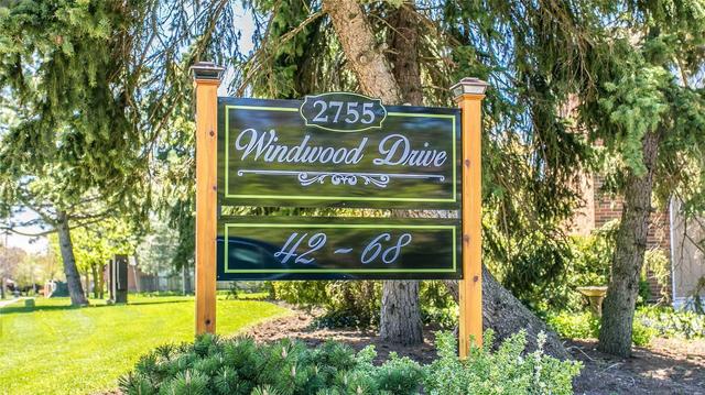 54 - 2755 Windwood Dr, Townhouse with 3 bedrooms, 1 bathrooms and 2 parking in Mississauga ON | Image 1