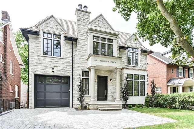111 St Leonards Ave, House detached with 5 bedrooms, 7 bathrooms and 4 parking in Toronto ON | Image 1