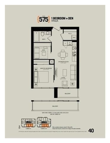 5107 - 70 Temperance St, Condo with 1 bedrooms, 1 bathrooms and null parking in Toronto ON | Image 2