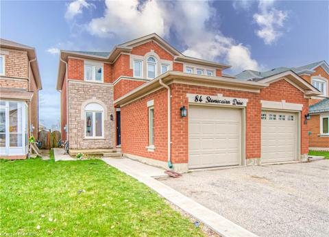 84 Stonecairn Drive, House semidetached with 4 bedrooms, 2 bathrooms and 3 parking in Cambridge ON | Card Image