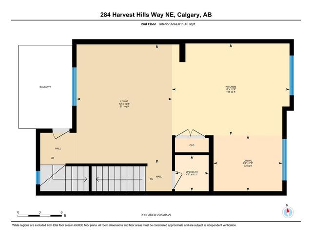 284 Harvest Hills Way Ne, Home with 3 bedrooms, 2 bathrooms and 2 parking in Calgary AB | Image 34