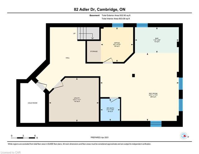 82 Adler Drive, House detached with 4 bedrooms, 2 bathrooms and 4 parking in Cambridge ON | Image 42