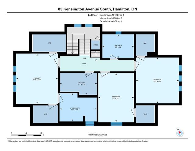 85 Kensington Ave S, House detached with 4 bedrooms, 3 bathrooms and 4 parking in Hamilton ON | Image 33